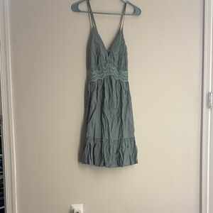 Elegant Blue Sleeveless Dress